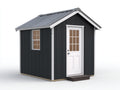 Casetta da giardino - Legno - 260x210x235 cm - Nero-Bianco-Grigio - Stile moderno